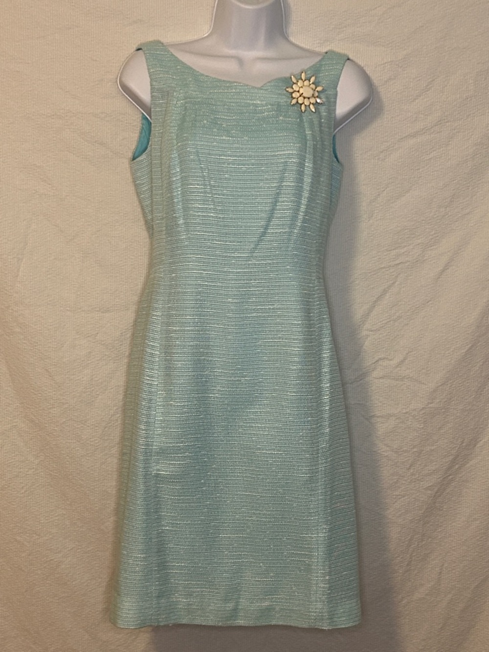 NWT Lilly Pulitzer Preppy Patt Dress, Shorely Blue, Swirly Boucle - Picture 2 of 7